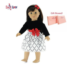 White Red Polka A Dot T-Shirt Made To Fit American Girl Doll Dolls Clothes